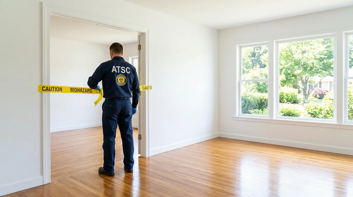 Certified biohazard cleanup crew performing Crime Scene Cleanup in Parkchester